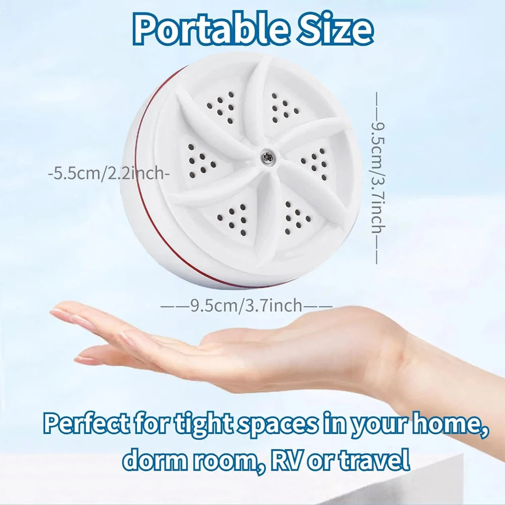 portable mini Washing Machine For Socks,Underwear,Wash and Dishes For Travel trips