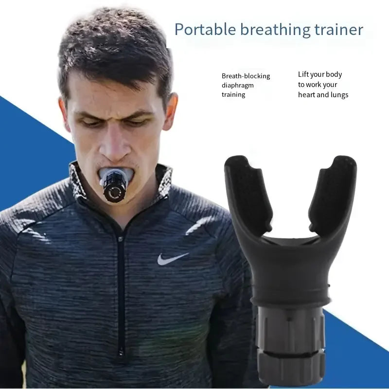 Breath Fitness Exerciser Device With Adjustable Resistances for lungs