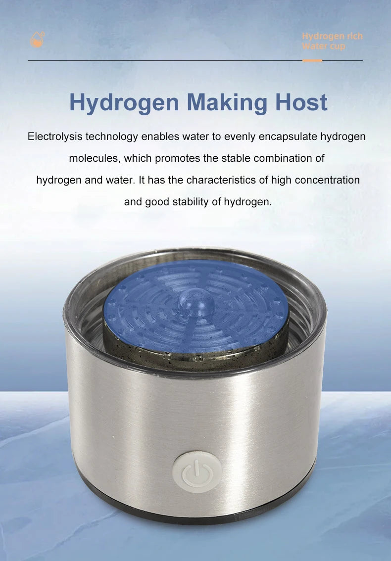 450ml Portable Hydrogen Water Generator bottle