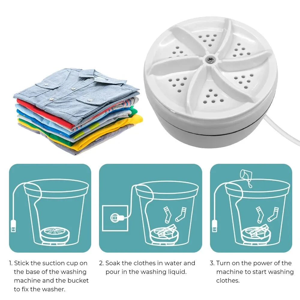 portable mini Washing Machine For Socks,Underwear,Wash and Dishes For Travel trips