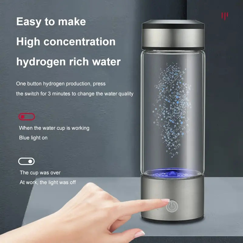 450ml Portable Hydrogen Water Generator bottle