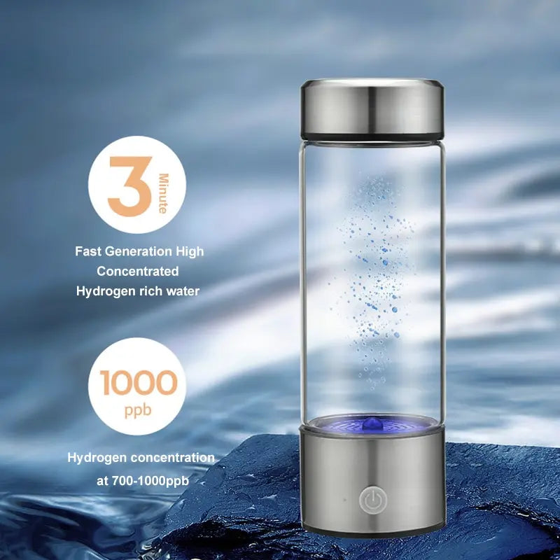 450ml Portable Hydrogen Water Generator bottle