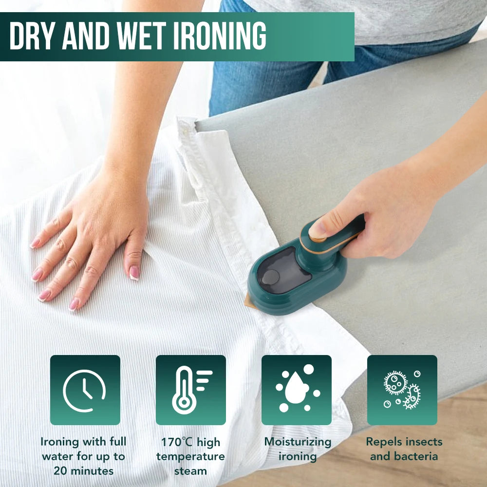 Portable Mini Ironing Machine 180°Rotatable