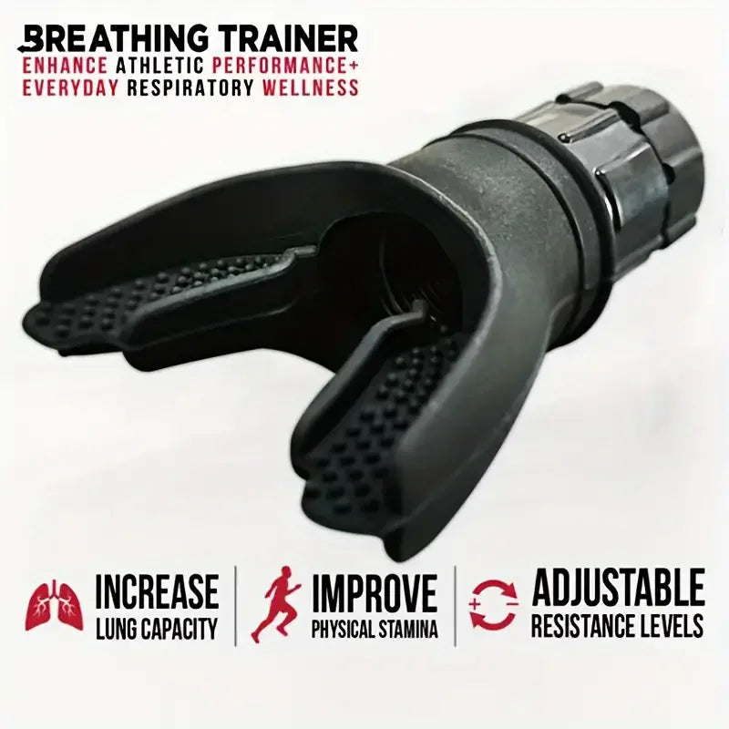 Breath Fitness Exerciser Device With Adjustable Resistances for lungs